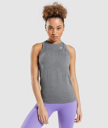 Dámské Tílko Gymshark Vital Seamless 2.0 Light Šedé | CZ 3239GSO